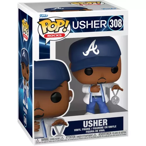 Funko Pop! Usher #308 Rocks Vinyl Figure Box
