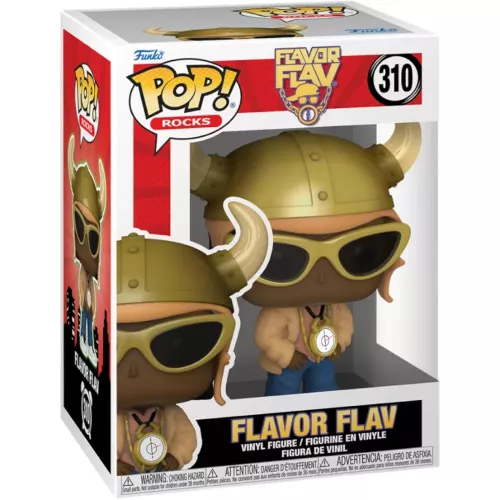 Funko Pop! Flavor Flav #310 Flava Flav Rocks Vinyl Figure Box