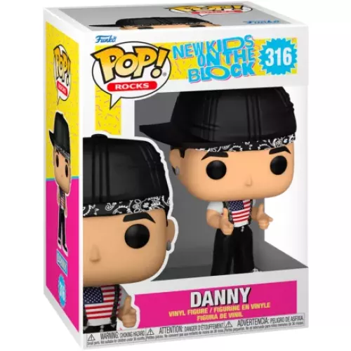 Funko Pop! Danny #316 New Kids On The Block Rocks Vinyl Figure Box