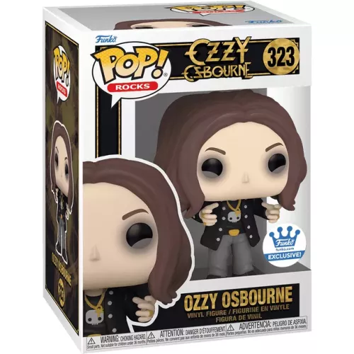 Funko Pop! Ozzy Osbourne #323 Black Suit Rocks Vinyl Figure Box
