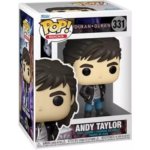Funko Pop! Andy Taylor #331 Wild Boys Duran Duran Rocks Box