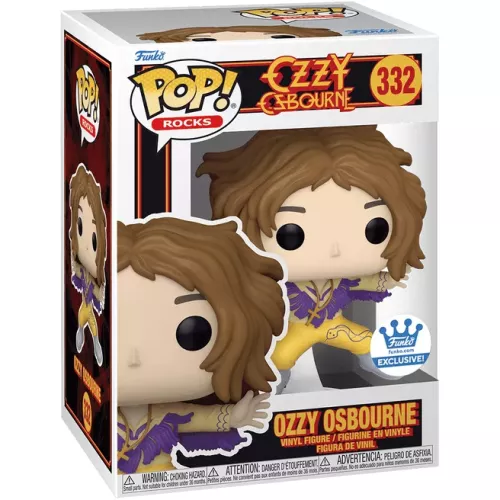 Funko Pop! Ozzy Osbourne #332 Leaping Rocks Vinyl Figure Box