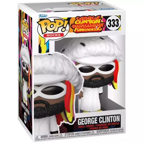 Funko Pop! George Clinton #333 George Clinton Parliament Funkadelic Box