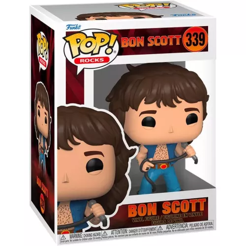 Funko Pop! Bon Scott #339 AC/DC Rocks Vinyl Figure Box