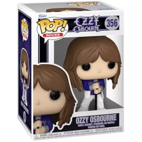 Funko Pop! Ozzy Osbourne #356 Purple Suit Rocks Vinyl Figure Box