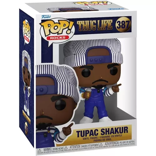 Funko Pop! Tupac Shakur #387 Thug Life Rocks Vinyl Figure Box