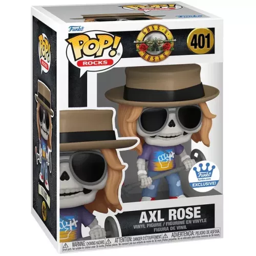 Funko Pop! Axl Rose #401 Skeleton Guns N' Roses Rocks Box