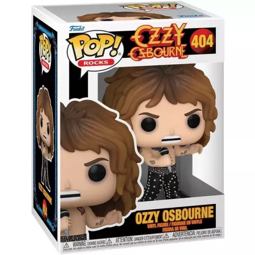 Funko Pop! Ozzy Osbourne #404 Shirtless Rocks Vinyl Figure Box
