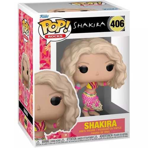 Funko Pop! Shakira #406 Waka Waka Rocks Vinyl Figure Box