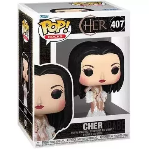 Funko Pop! Cher #407 1974 Met Gala Rocks Vinyl Figure Box