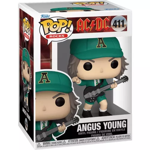 Funko Pop! Angus Young #411 Green Jacket AC/DC Rocks Box