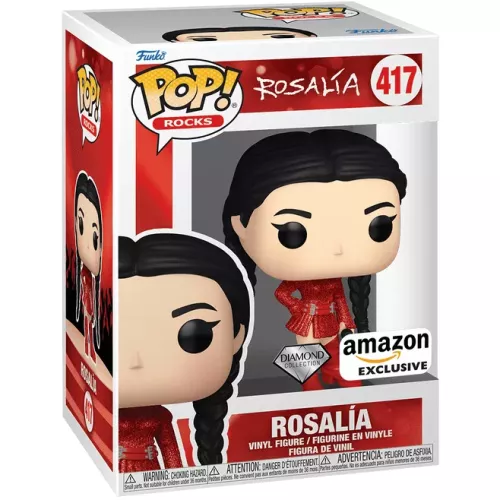 Funko Pop! Rosalía #417 Red Dress Diamond Collection Box