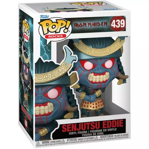 Funko Pop! Senjutsu Eddie #439 Iron Maiden Rocks Vinyl Figure Box