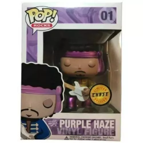 Funko Pop! Purple Haze #01 Chase Metallic Rocks Vinyl Figure Box