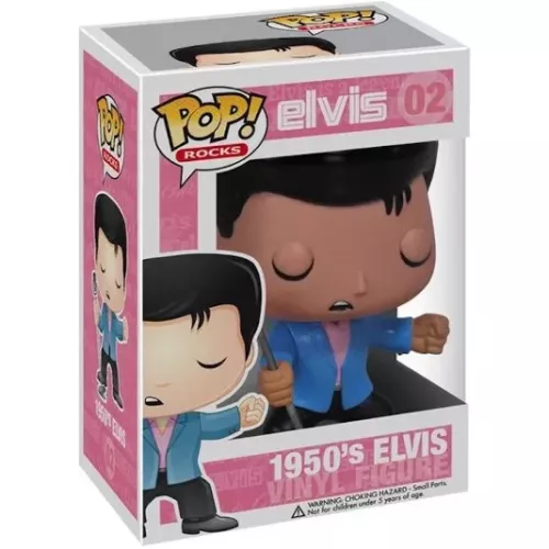 Funko Pop! 1950's Elvis #02 Rocks Vinyl Figure Box