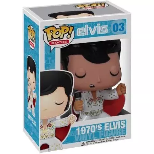 Funko Pop! 1970's Elvis #03 Rocks Vinyl Figure Box