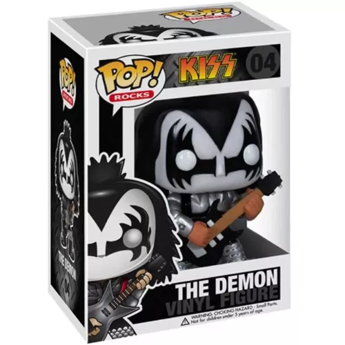 Funko Pop! The Demon #04 Kiss Rocks Vinyl Figure Box