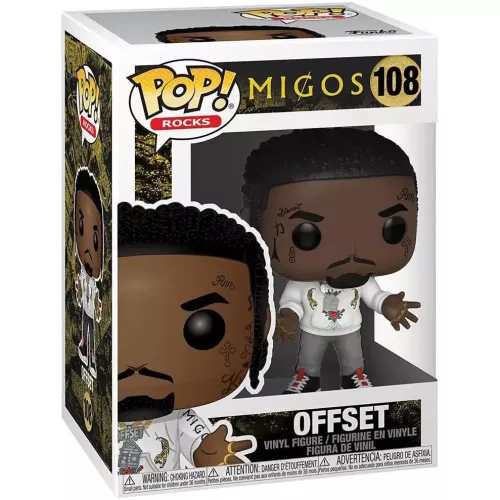 Funko Pop! Offset #108 Migos Rocks Vinyl Figure Box