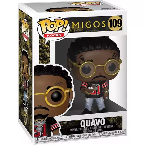 Funko Pop! Quavo #109 Migos Rocks Vinyl Figure Box