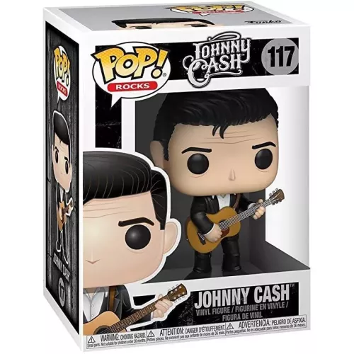 Funko Pop! Johnny Cash #117 Rocks Vinyl Figure Box