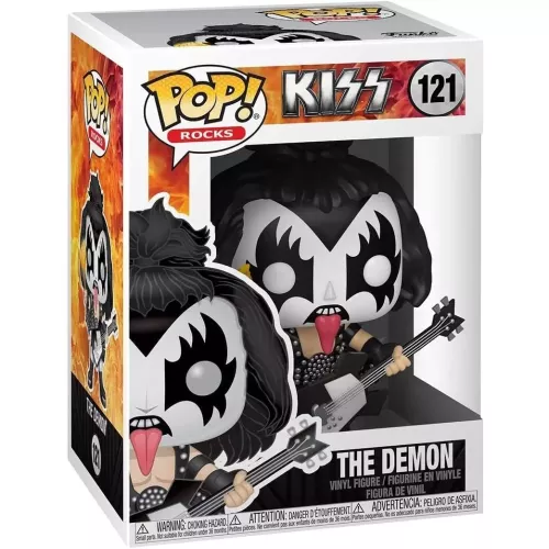 Funko Pop! The Demon #121 Kiss Rocks Vinyl Figure Box