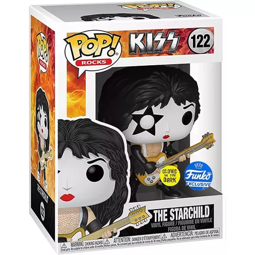 Funko Pop! The Starchild #122 Glows in the Dark Kiss Box