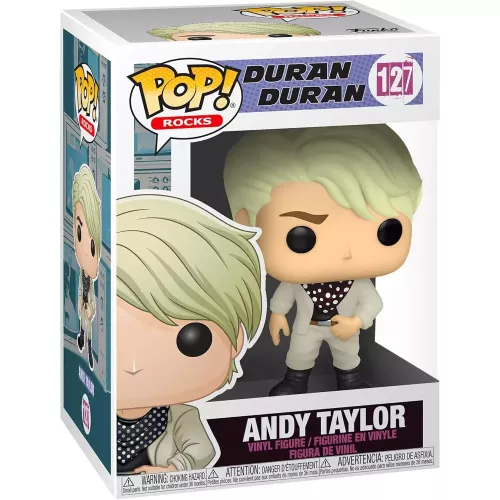 Funko Pop! Andy Taylor #127 Duran Duran Rocks Vinyl Figure Box