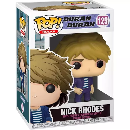 Funko Pop! Nick Rhodes #129 Duran Duran Rocks Vinyl Figure Box