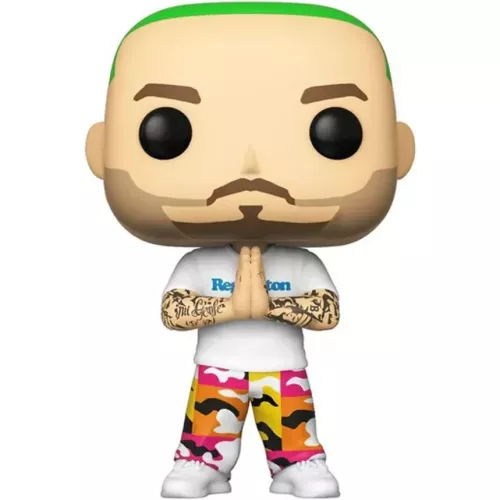 Funko Pop! J Balvin #136 Green Hair Chase Rocks Vinyl Figure