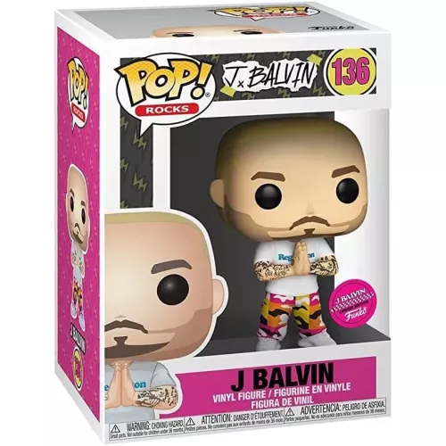 Funko Pop! J Balvin #136 Rocks Vinyl Figure Box