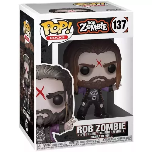 Funko Pop! Rob Zombie #137 Rocks Vinyl Figure Box