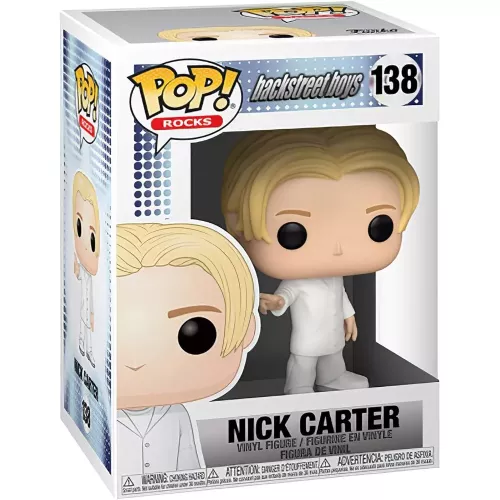 Funko Pop! Nick Carter #138 Backstreet Boys Rocks Vinyl Figure Box