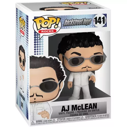 Funko Pop! AJ McLean #141 Backstreet Boys Rocks Vinyl Figure Box