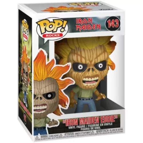 Funko Pop! "Iron Maiden Eddie" #143 Rocks Vinyl Figure Box