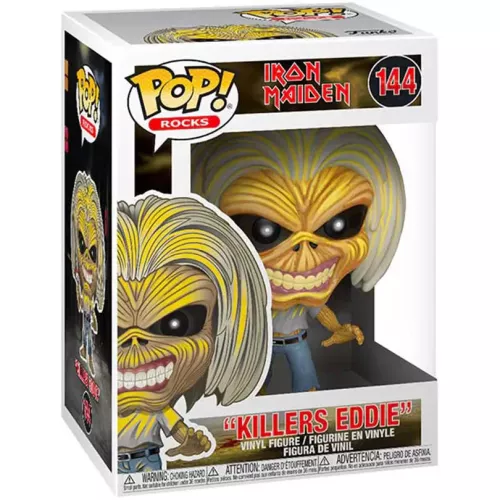 Funko Pop! "Killers Eddie" #144 Iron Maiden Rocks Vinyl Figure Box