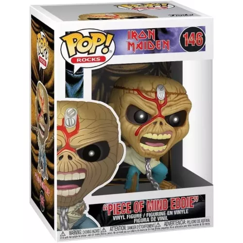 Funko Pop! "Piece of Mind Eddie" #146 Iron Maiden Rocks Box