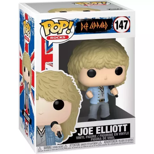 Funko Pop! Joe Elliott #147 Def Leppard Rocks Vinyl Figure Box