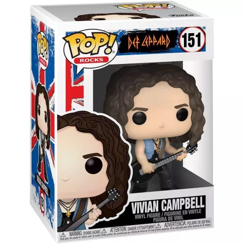 Funko Pop! Vivian Campbell #151 Def Leppard Rocks Vinyl Figure Box