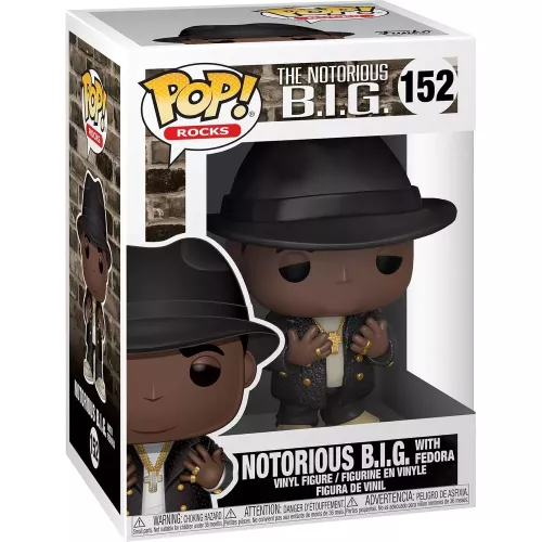 Funko Pop! Notorious B.I.G. with Fedora #152 The Notorious B.I.G. Box