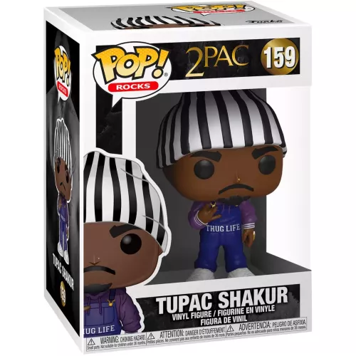 Funko Pop! Tupac Shakur #159 Thug Life 2PAC Rocks Vinyl Figure Box