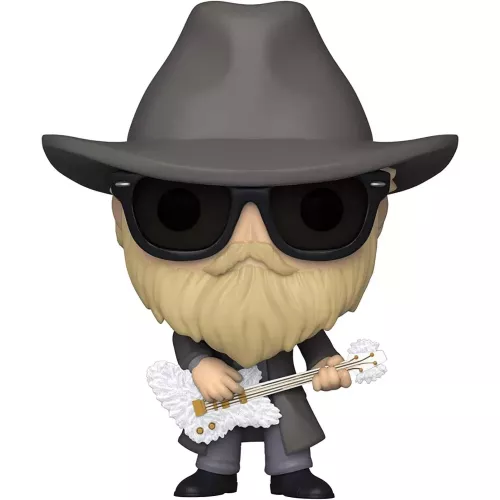 Funko Pop! Dusty Hill #165 Flocked ZZ Top Rocks Vinyl Figure