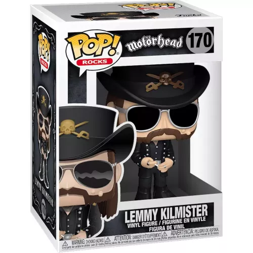 Funko Pop! Lemmy Kilmister #170 Motörhead Rocks Vinyl Figure Box