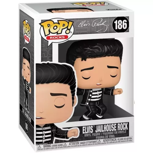 Funko Pop! Elvis Jailhouse Rock #186 Elvis Presley Box