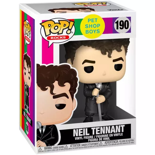 Funko Pop! Neil Tennant #190 Pet Shop Boys Rocks Vinyl Figure Box