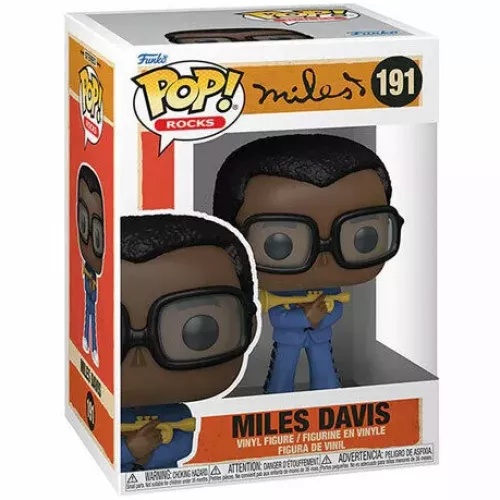 Funko Pop! Miles Davis #191 Rocks Vinyl Figure Box