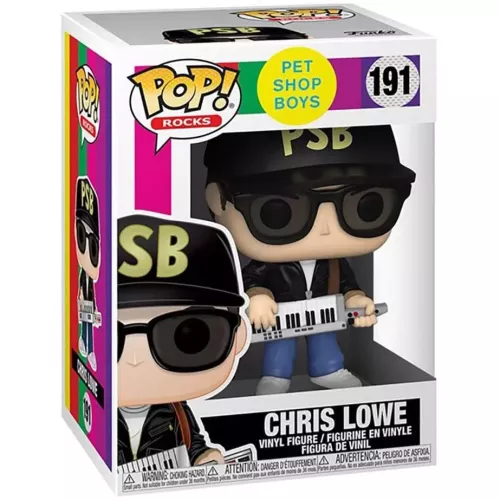 Funko Pop! Chris Lowe #191 Pet Shop Boys Rocks Vinyl Figure Box