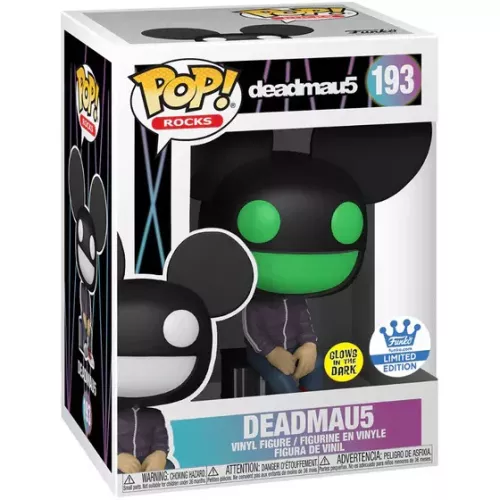 Funko Pop! deadmau5 #193 Glows in the Dark Rocks Vinyl Figure Box