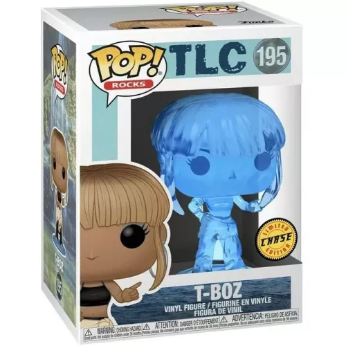 Funko Pop! T-Boz #195 Frozen Chase TLC Rocks Vinyl Figure Box