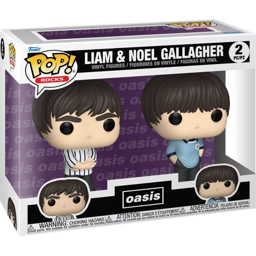 Funko Pop! Liam Gallagher 2 Pack Oasis Rocks Vinyl Figure Box