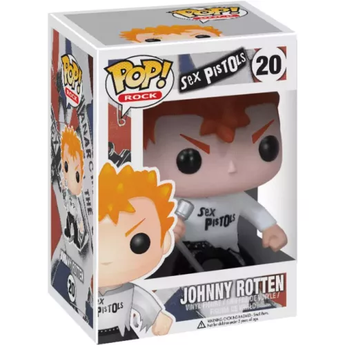 Funko Pop! Johnny Rotten #20 Sex Pistols Rocks Vinyl Figure Box